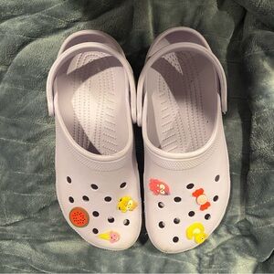Women’s light purple crocs